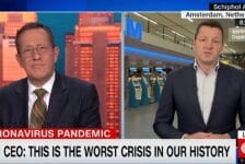 KLM-topman Elbers bij CNN: ‘Dit is ergste crisis, maar we komen er doorheen’