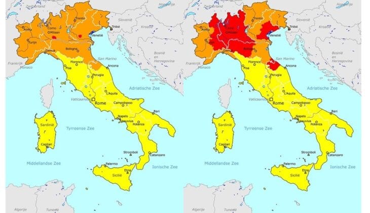 Strenge maatregelen voor Noord-Italië; nieuw reisadvies BZ ...