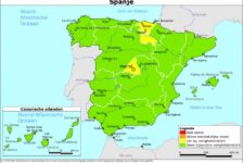BZ: reisadvies voor gebieden Spanje aangepast
