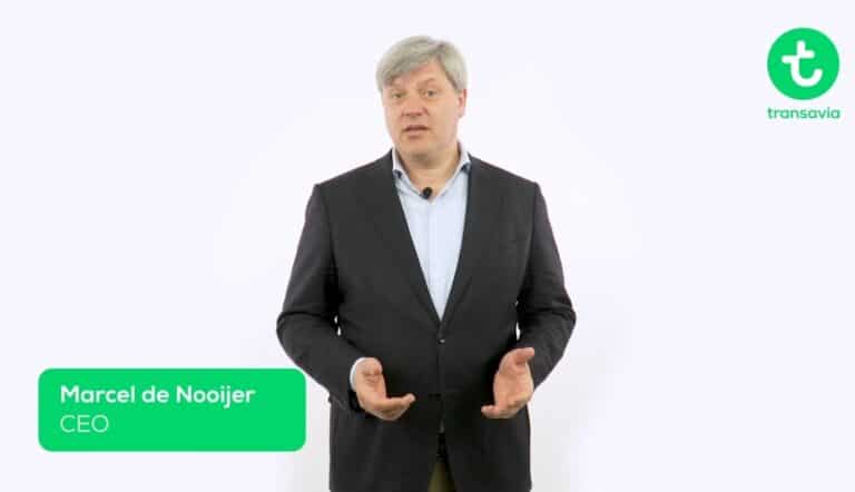 Videoboodschap Transavia-top: ‘Iedereen draagt zijn steentje bij’