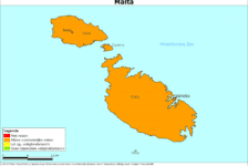 Reisadvies voor Malta op oranje