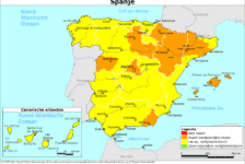 Oranje reisadvies voor steeds meer regio’s in Spanje
