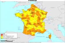 Nieuw reisadvies Frankrijk: meer oranje