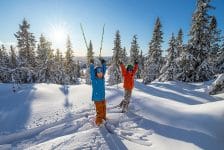 BBI haalt kerstman op tijdens eerste vlucht naar Scandinavian Mountains