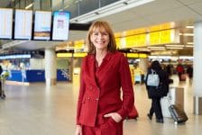 Birgit Otto vertrekt bij Schiphol