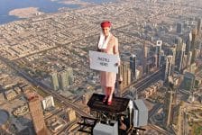 Nieuwe campagne Emirates: niet geschikt voor mensen met hoogtevrees (video)