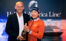 Schaatsster Joy Beune nieuwe boegbeeld van Holland America Line