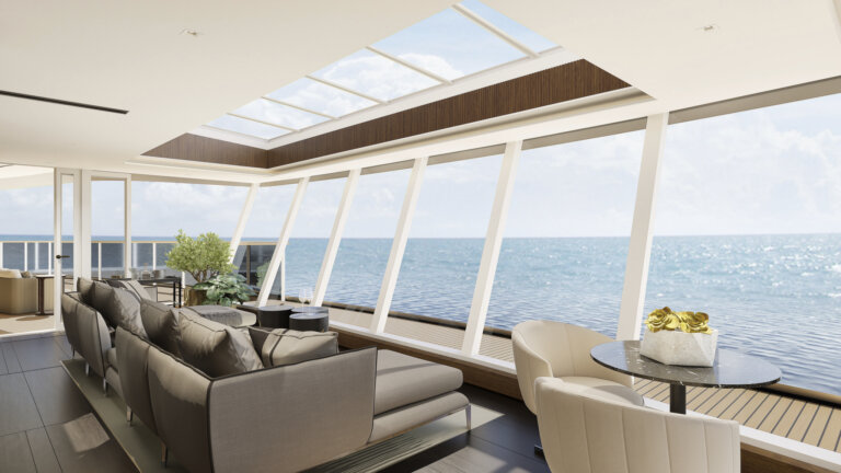 Regent Seven Seas Cruises toont ultraluxe suite op de nieuwe Prestige