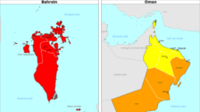 Reisadviezen voor Bahrein en Oman aangepast