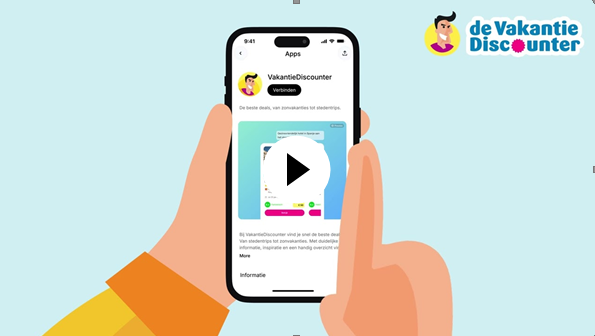 VakantieDiscounter als eerste NL pakketreisaanbieder beschikbaar binnen ChatGPT