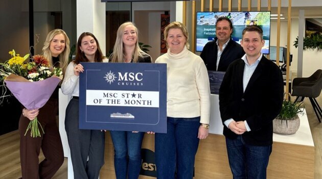 Westbound Travel bekroond tot ‘MSC Star of the Month’ na indrukwekkende groei