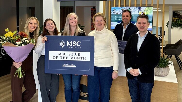 Westbound Travel bekroond tot ‘MSC Star of the Month’ na indrukwekkende groei