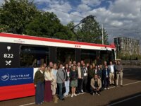 Skyteam feestelijk per dinertram door Amsterdam (foto’s)