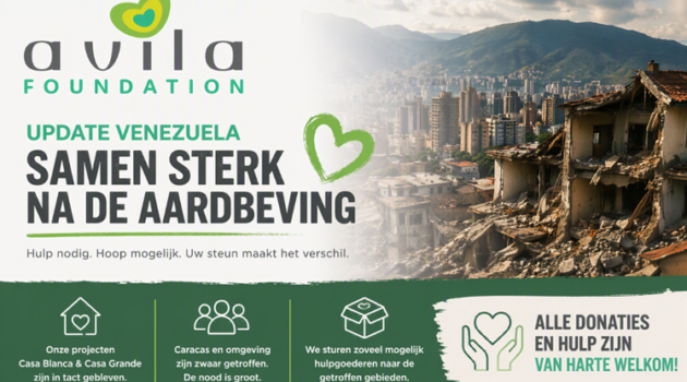 Zware aardbevingen treffen Venezuela: Avila Foundation start noodhulpactie voor zwaarst getroffen regio’s