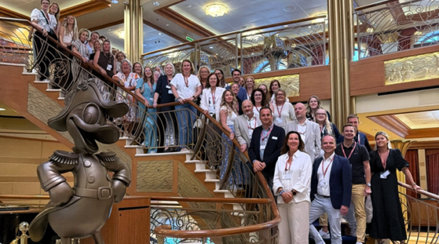 reisagenten kijken achter de schermen bij Disney Cruise Line in Rotterdam