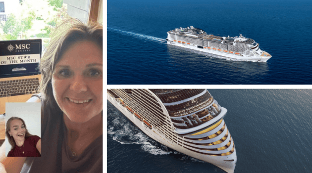 Daniëlle van Oeveren is MSC Cruises’ 'Star of the Month' van juli
