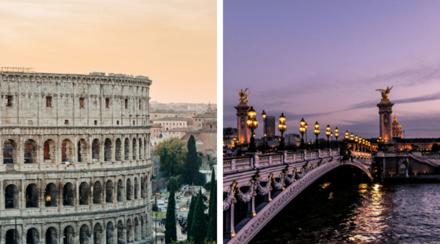 Sunairs Steden van de Maand oktober 2026: Rome en Parijs