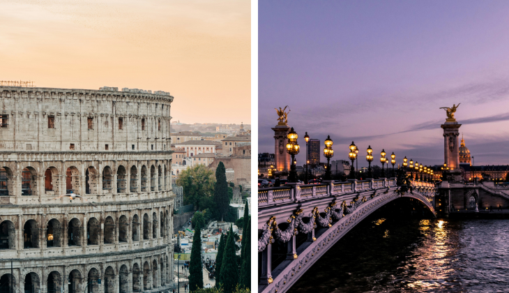 Sunairs Steden van de Maand oktober 2026: Rome en Parijs