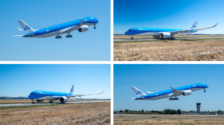 Eerste KLM Airbus A350 maakt testvluchten